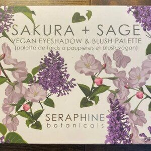 Seraphine Botanicals Sakura + Sage Vegan eyeshadow & blush palette
